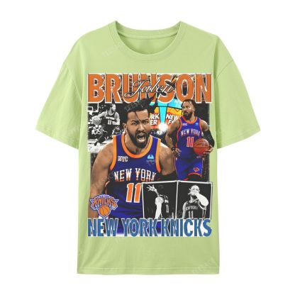 Jalen Brunson Tee Casual Short Sleeve T-Shirt  