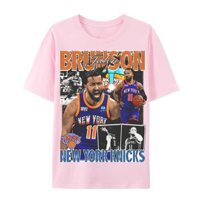 Jalen Brunson Tee Casual Short Sleeve T-Shirt  