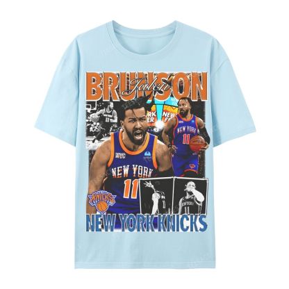 Jalen Brunson Tee Casual Short Sleeve T-Shirt  