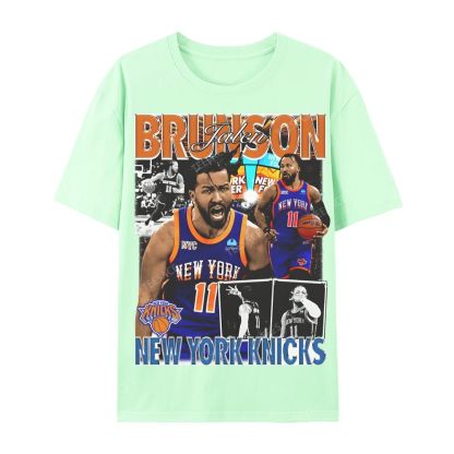 Jalen Brunson Tee Casual Short Sleeve T-Shirt  