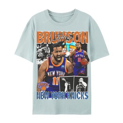 Jalen Brunson Tee Casual Short Sleeve T-Shirt  