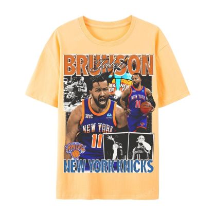 Jalen Brunson Tee Casual Short Sleeve T-Shirt  