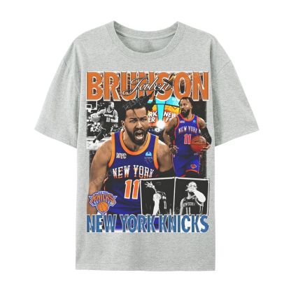 Jalen Brunson Tee Casual Short Sleeve T-Shirt  