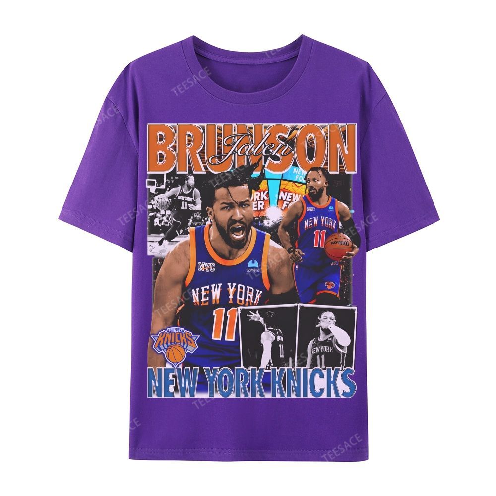 Jalen Brunson Tee Casual Short Sleeve T-Shirt  