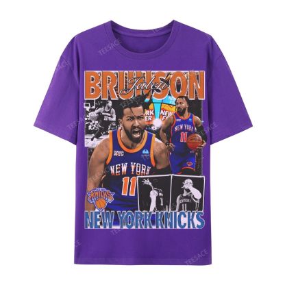 Jalen Brunson Tee Casual Short Sleeve T-Shirt  