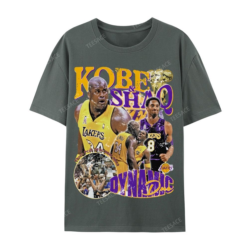 "Threedom Rings" Newspaper Tee  Casual Short Sleeve T-Shirt 