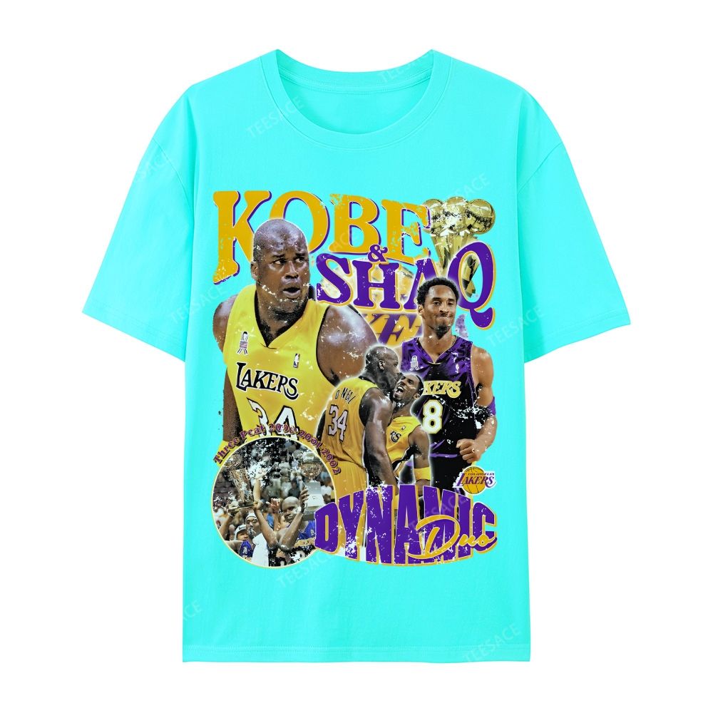 "Threedom Rings" Newspaper Tee  Casual Short Sleeve T-Shirt 