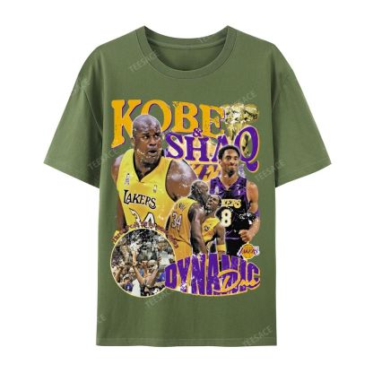 "Threedom Rings" Newspaper Tee  Casual Short Sleeve T-Shirt 