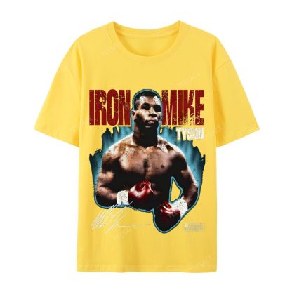 IRON MIKE TYSON Tee  Casual Short Sleeve T-Shirt