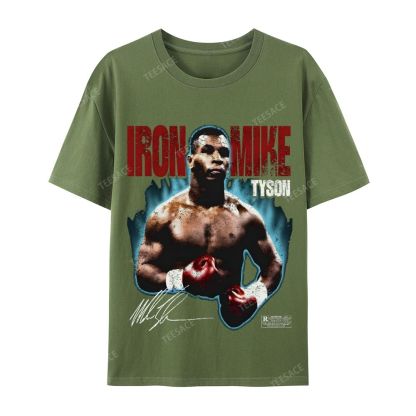 IRON MIKE TYSON Tee  Casual Short Sleeve T-Shirt