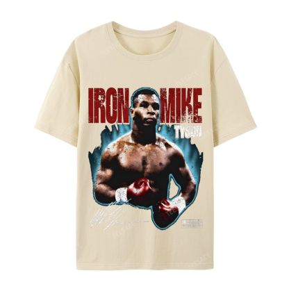 IRON MIKE TYSON Tee  Casual Short Sleeve T-Shirt
