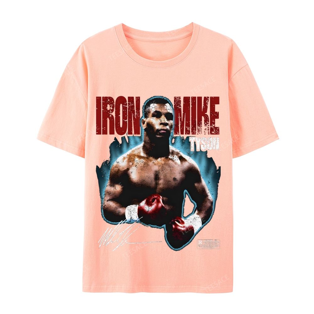 IRON MIKE TYSON Tee  Casual Short Sleeve T-Shirt