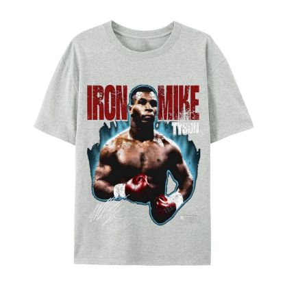 IRON MIKE TYSON Tee  Casual Short Sleeve T-Shirt