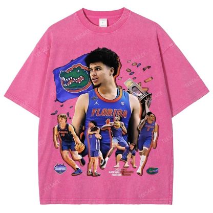 FLORIDA GATORS Tee Vintage Unisex Fit Washed T-Shirt 2505001594