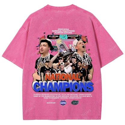 FLORIDA GATORS Tee Vintage Unisex Fit Washed T-Shirt 2505001594