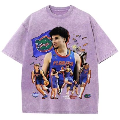 FLORIDA GATORS Tee Vintage Unisex Fit Washed T-Shirt 2505001594