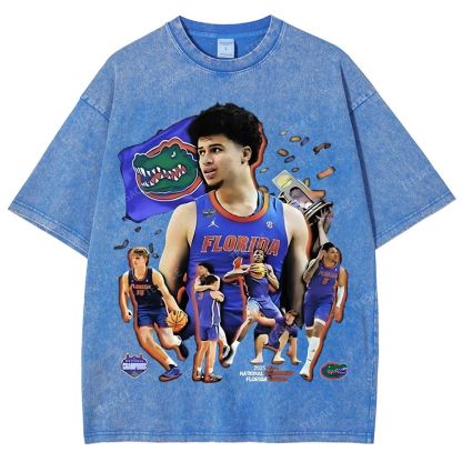 FLORIDA GATORS Tee Vintage Unisex Fit Washed T-Shirt 2505001594