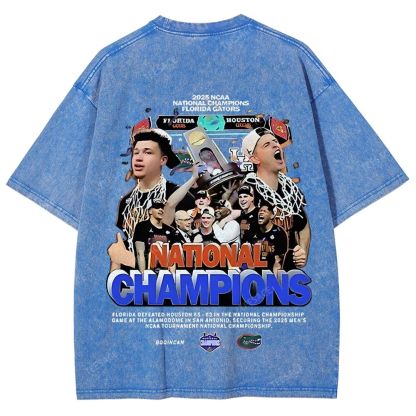 FLORIDA GATORS Tee Vintage Unisex Fit Washed T-Shirt 2505001594