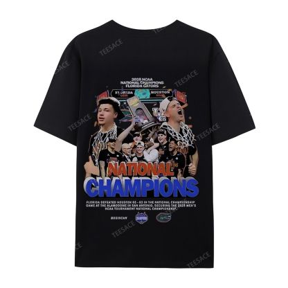 FLORIDA GATORS Tee Vintage  Casual Short Sleeve T-Shirt 