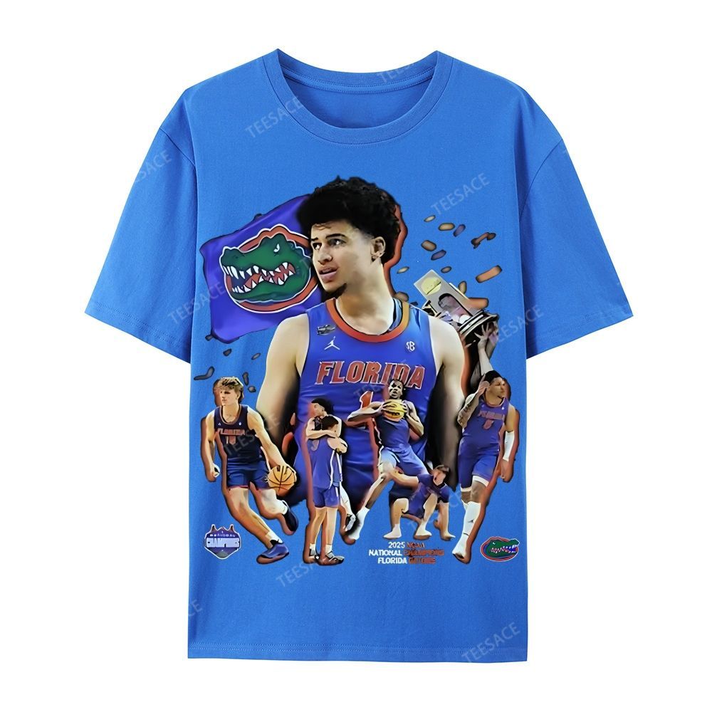 FLORIDA GATORS Tee Vintage  Casual Short Sleeve T-Shirt 