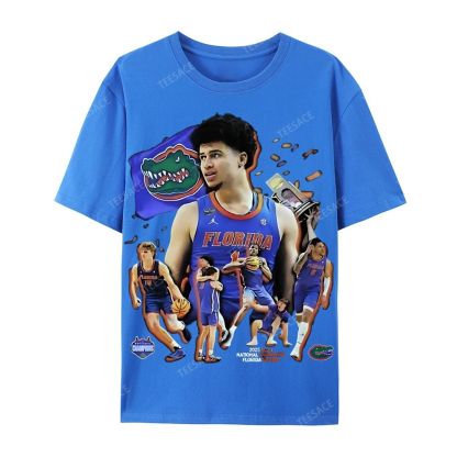 FLORIDA GATORS Tee Vintage  Casual Short Sleeve T-Shirt 
