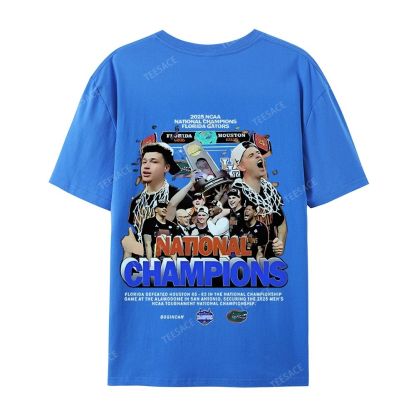 FLORIDA GATORS Tee Vintage  Casual Short Sleeve T-Shirt 