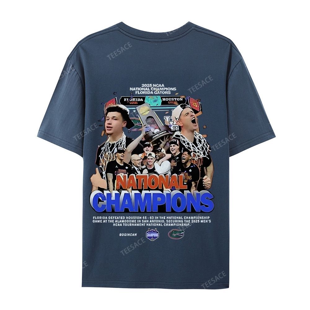 FLORIDA GATORS Tee Vintage  Casual Short Sleeve T-Shirt 