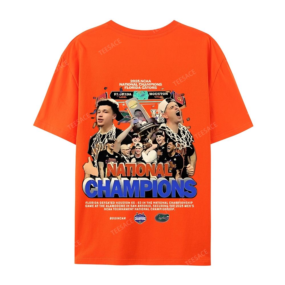 FLORIDA GATORS Tee Vintage  Casual Short Sleeve T-Shirt 