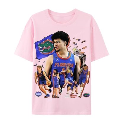 FLORIDA GATORS Tee Vintage  Casual Short Sleeve T-Shirt 