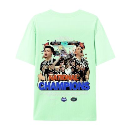 FLORIDA GATORS Tee Vintage  Casual Short Sleeve T-Shirt 