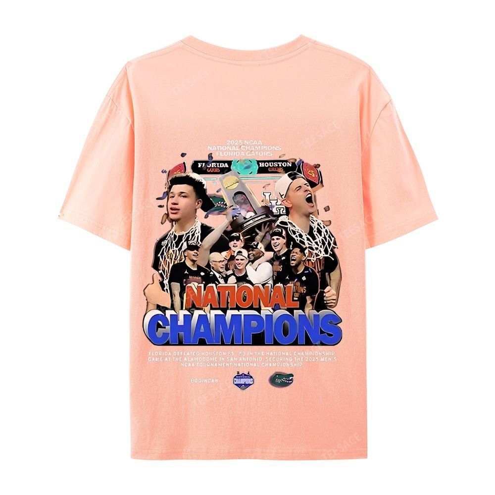 FLORIDA GATORS Tee Vintage  Casual Short Sleeve T-Shirt 