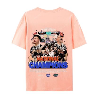 FLORIDA GATORS Tee Vintage  Casual Short Sleeve T-Shirt 