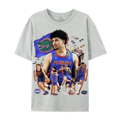 FLORIDA GATORS Tee Vintage  Casual Short Sleeve T-Shirt 