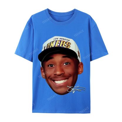 Kobe Vintage Tee  Casual Short Sleeve Cotton T-Shirt 
