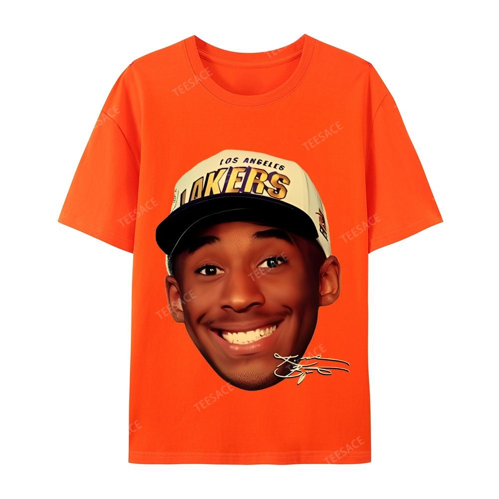 Kobe Vintage Tee  Casual Short Sleeve Cotton T-Shirt 