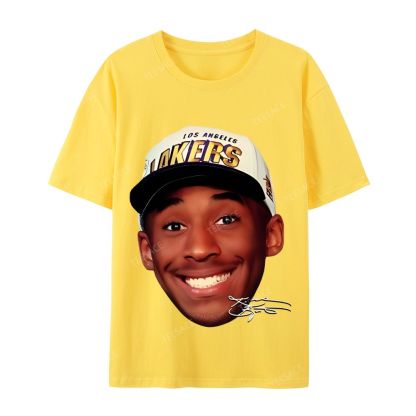 Kobe Vintage Tee  Casual Short Sleeve Cotton T-Shirt 