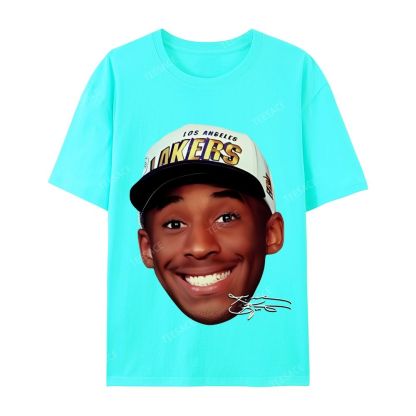 Kobe Vintage Tee  Casual Short Sleeve Cotton T-Shirt 
