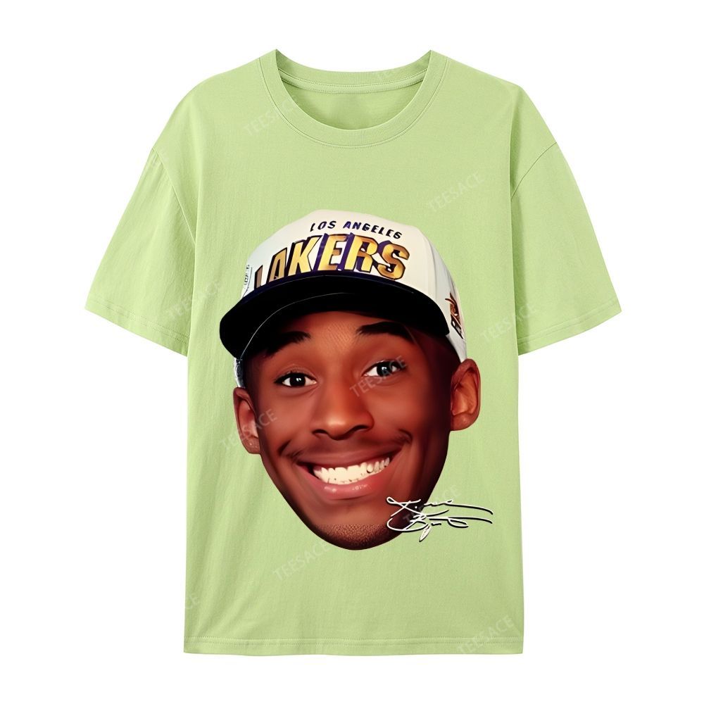 Kobe Vintage Tee  Casual Short Sleeve Cotton T-Shirt 