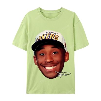 Kobe Vintage Tee  Casual Short Sleeve Cotton T-Shirt 