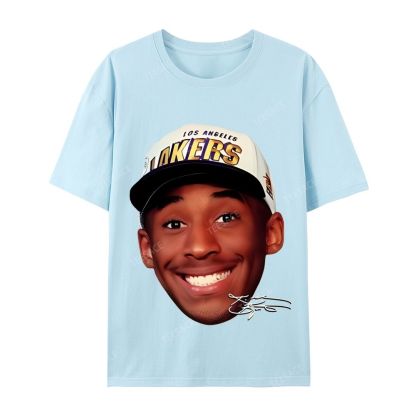 Kobe Vintage Tee  Casual Short Sleeve Cotton T-Shirt 