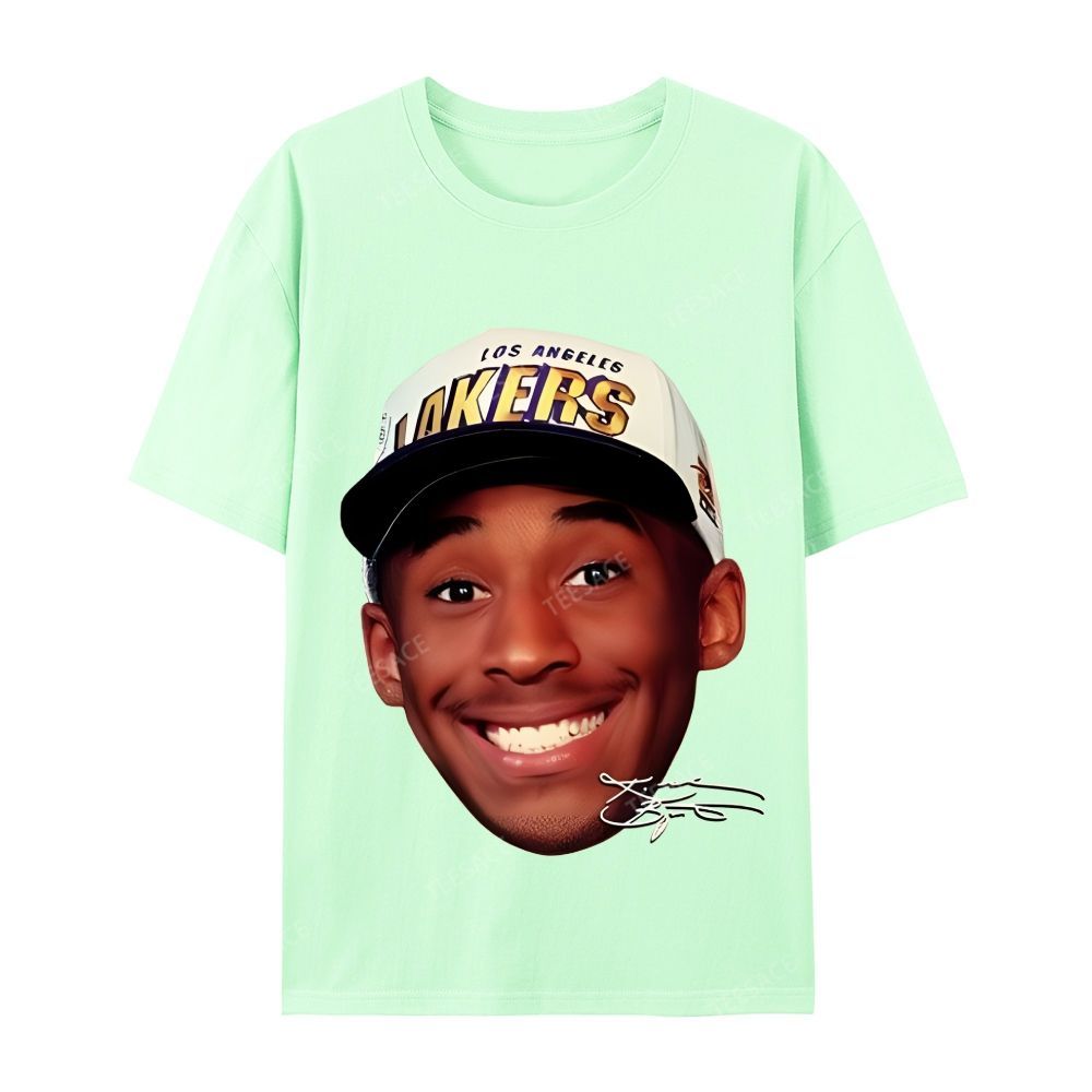 Kobe Vintage Tee  Casual Short Sleeve Cotton T-Shirt 