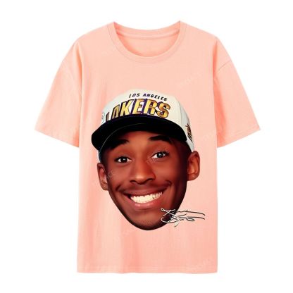 Kobe Vintage Tee  Casual Short Sleeve Cotton T-Shirt 