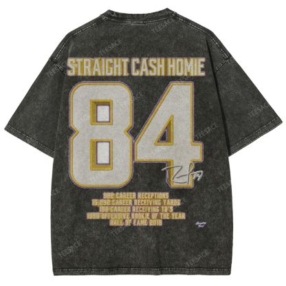 Randy Moss Vikings Tee Unisex Fit Washed T-Shirt