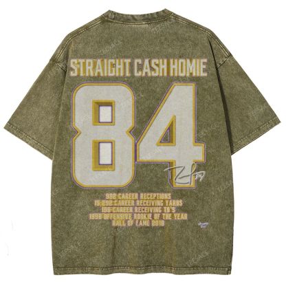 Randy Moss Vikings Tee Unisex Fit Washed T-Shirt