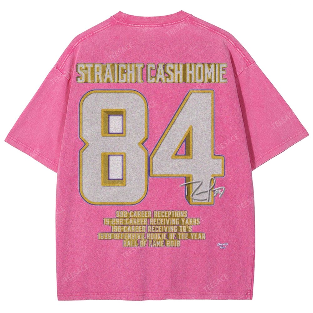 Randy Moss Vikings Tee Unisex Fit Washed T-Shirt