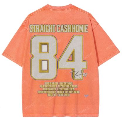 Randy Moss Vikings Tee Unisex Fit Washed T-Shirt