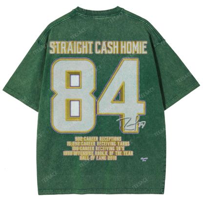 Randy Moss Vikings Tee Unisex Fit Washed T-Shirt