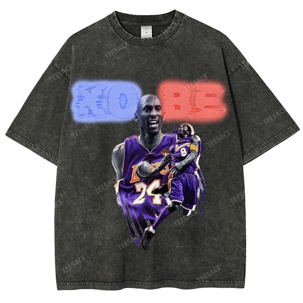 Unisex-Adult Ultra Cotton Washed T-Shirt Graphic KOBE  2024 TEE