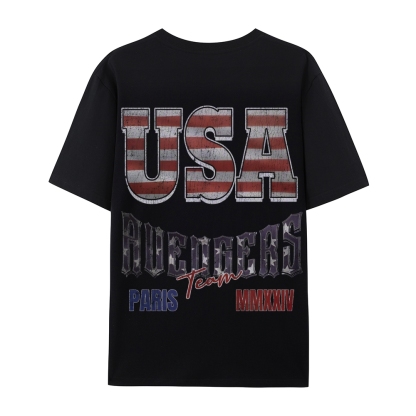 Casual Short Sleeve T-Shirt "Avengers" Team USA T-Shirt (DS)