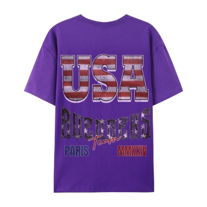 Casual Short Sleeve T-Shirt "Avengers" Team USA T-Shirt (DS)
